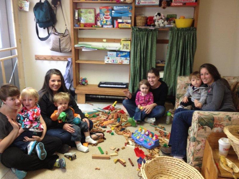 These young mothers and their children have been attending the Healthy Kids playgroup in Damariscotta for 1-2 years. LISA KRISTOFF/Boothbay Register